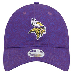 Minnesota Vikings New Era Women's Smiley 9TWENTY Adjustable Hat - Purple - NFL