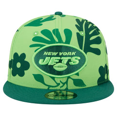 New York Jets New Era Leafy 9FIFTY Snapback Hat - Light Green - NFL