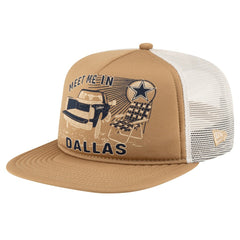 Dallas Cowboys New Era Meet Me 9FIFTY Snapback Hat - Stone - NFL