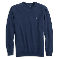 Seattle Kraken johnnie-O Freeman Tri-Blend Raglan Pullover Sweatshirt - Deep Sea Blue | NHL on sale