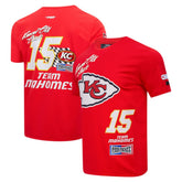 Patrick Mahomes Kansas City Chiefs Pro Standard Fast Lane Name & Number Player T-Shirt - Red - NFL