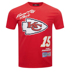 Patrick Mahomes Kansas City Chiefs Pro Standard Fast Lane Name & Number Player T-Shirt - Red - NFL