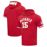 Patrick Mahomes Kansas City Chiefs Pro Standard Player Name & Number Hoodie T-Shirt - Red - NFL