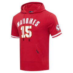 Patrick Mahomes Kansas City Chiefs Pro Standard Player Name & Number Hoodie T-Shirt - Red - NFL