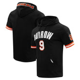 Joe Burrow Cincinnati Bengals Pro Standard Player Name & Number Hoodie T-Shirt - Black - NFL