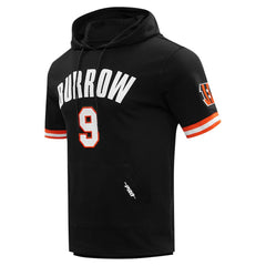 Joe Burrow Cincinnati Bengals Pro Standard Player Name & Number Hoodie T-Shirt - Black - NFL