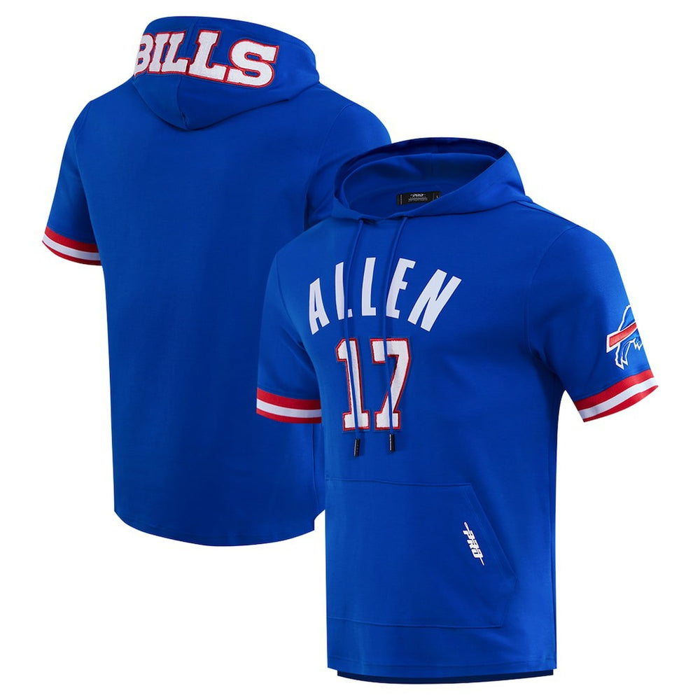 Josh Allen Buffalo Bills Pro Standard Player Name & Number Hoodie T-Shirt - Royal - NFL