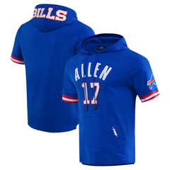 Josh Allen Buffalo Bills Pro Standard Player Name & Number Hoodie T-Shirt - Royal - NFL