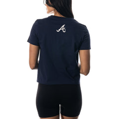 Atlanta Braves The Wild Collective Women's Twist Front T-Shirt Near Me