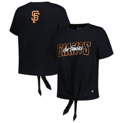 San Francisco Giants The Wild Collective Women's Twist Front T-Shirt Sale