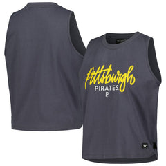 Pittsburgh Pirates The Wild Collective Women's Side Knot Tank Top for sale
