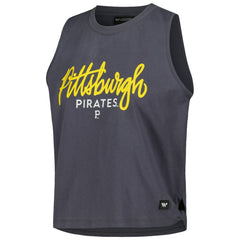 Pittsburgh Pirates The Wild Collective Women's Side Knot Tank Top for sale
