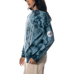 Los Angeles Dodgers The Wild Collective Women's Overdyed Pullover Sweatshirt Near Me