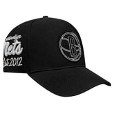 Brooklyn Nets Pro Standard Paint the City Pinch Front Snapback Hat Black