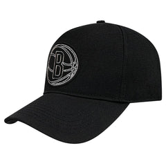 Brooklyn Nets Pro Standard Paint the City Pinch Front Snapback Hat Black