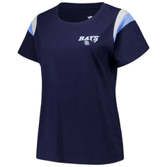 Tampa Bay Rays Profile Women's Plus Size Scoop Neck T-Shirt Sale