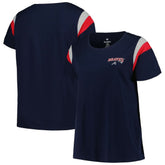 Atlanta Braves Profile Women's Plus Size Scoop Neck T-Shirt Outlet