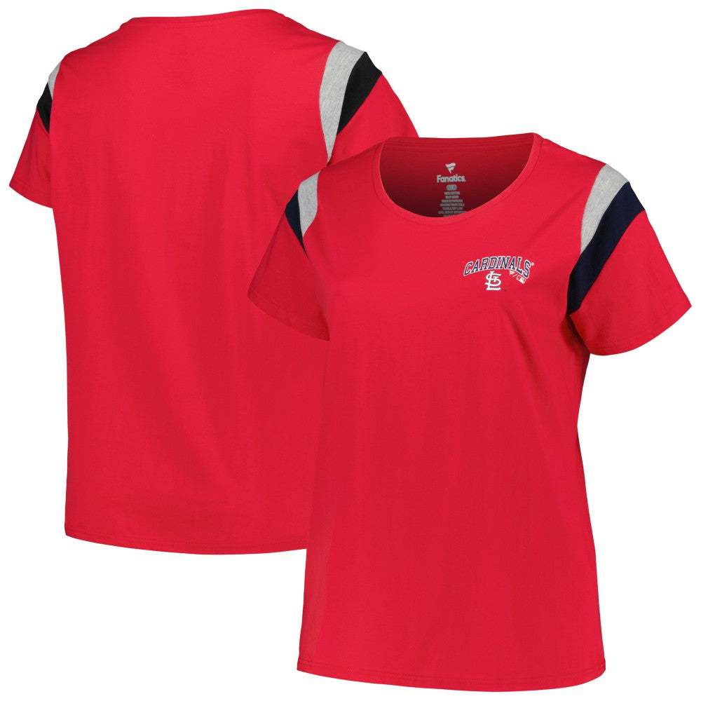 St. Louis Cardinals Profile Women's Plus Size Scoop Neck T-Shirt Discount