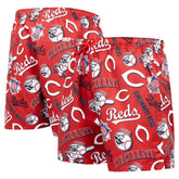 Cincinnati Reds Pro Standard Toss Logo Woven Shorts for sale