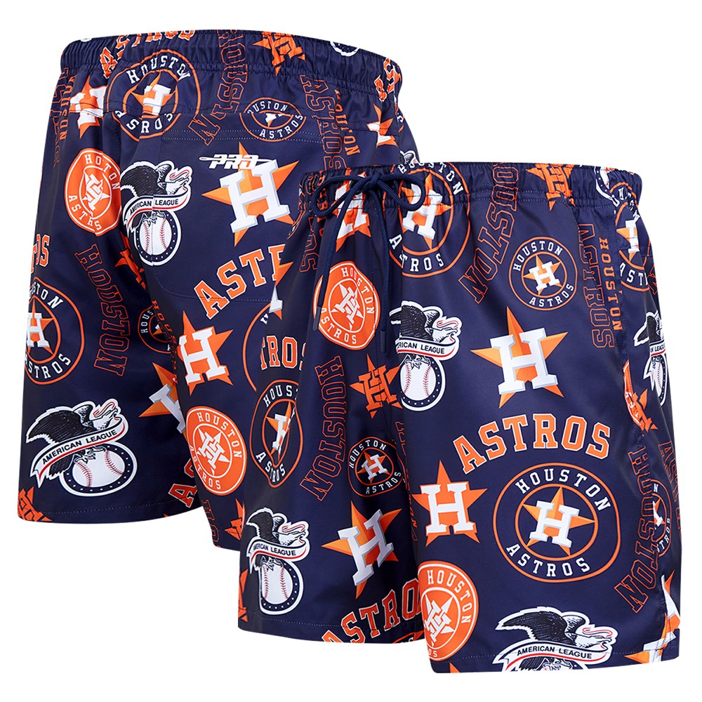 Houston Astros Pro Standard Toss Logo Woven Shorts Outlet
