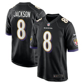 Lamar Jackson Baltimore Ravens Alternate Game Jersey - Black - Nike