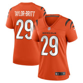 Cam Taylor-Britt Cincinnati Bengals Women's Alternate Game Jersey - Orange - Nike