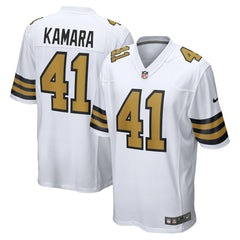 Alvin Kamara New Orleans Saints Alternate Game Jersey - White - Nike