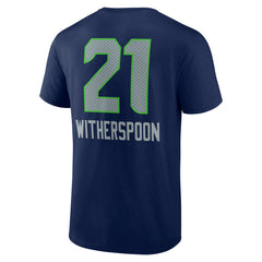 Devon Witherspoon Seattle Seahawks Team Wordmark Player Name & Number T-Shirt - College Navy - NFL