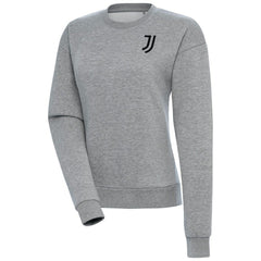 Juventus Women's Takeover Crewneck Pullover Sweatshirt Heather Gray