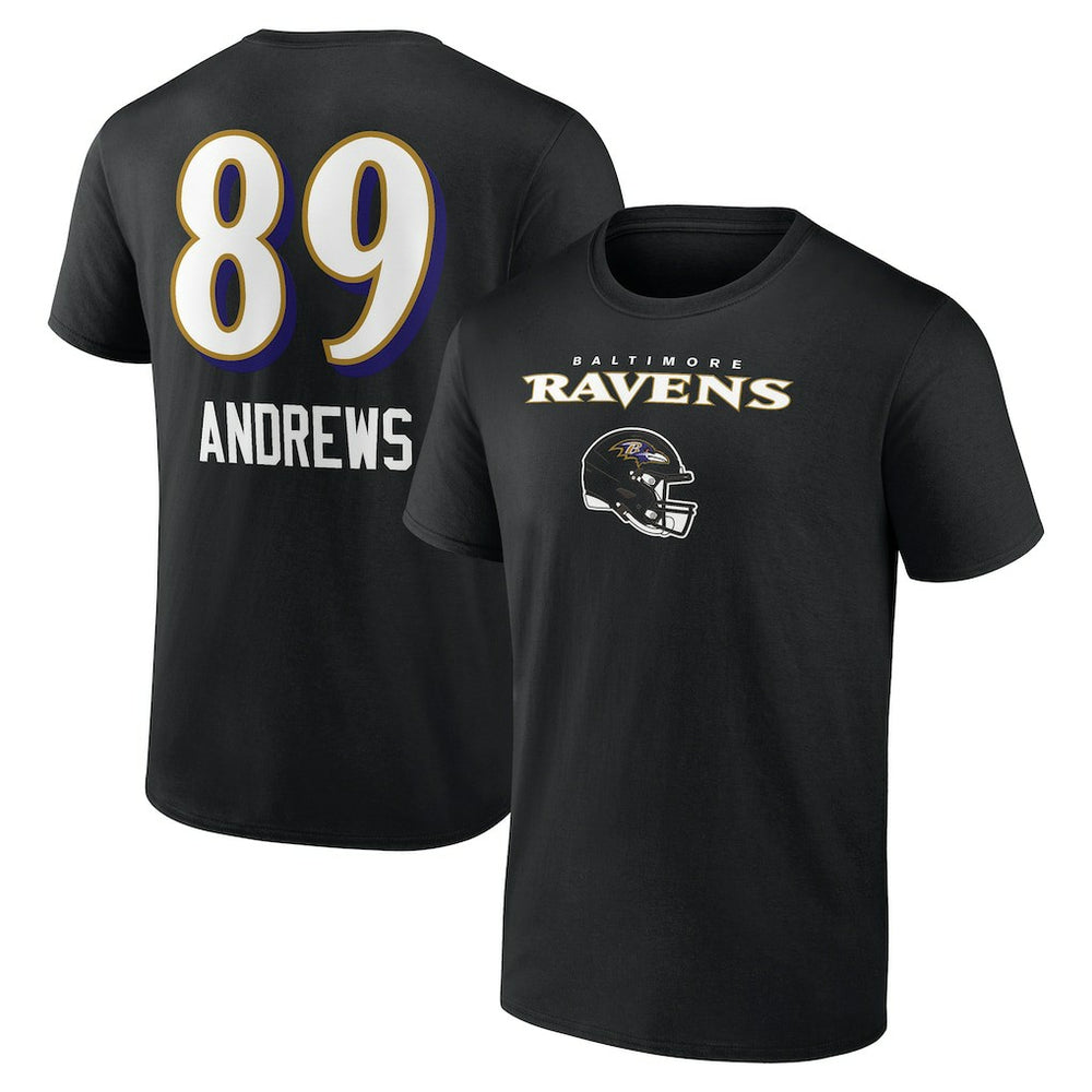 Mark Andrews Baltimore Ravens Team Wordmark Player Name & Number T-Shirt - Black - NFL