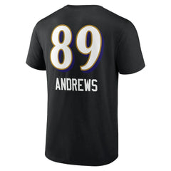 Mark Andrews Baltimore Ravens Team Wordmark Player Name & Number T-Shirt - Black - NFL