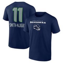 Jaxon Smith-Njigba Seattle Seahawks Team Wordmark Player Name & Number T-Shirt - College Navy - NFL