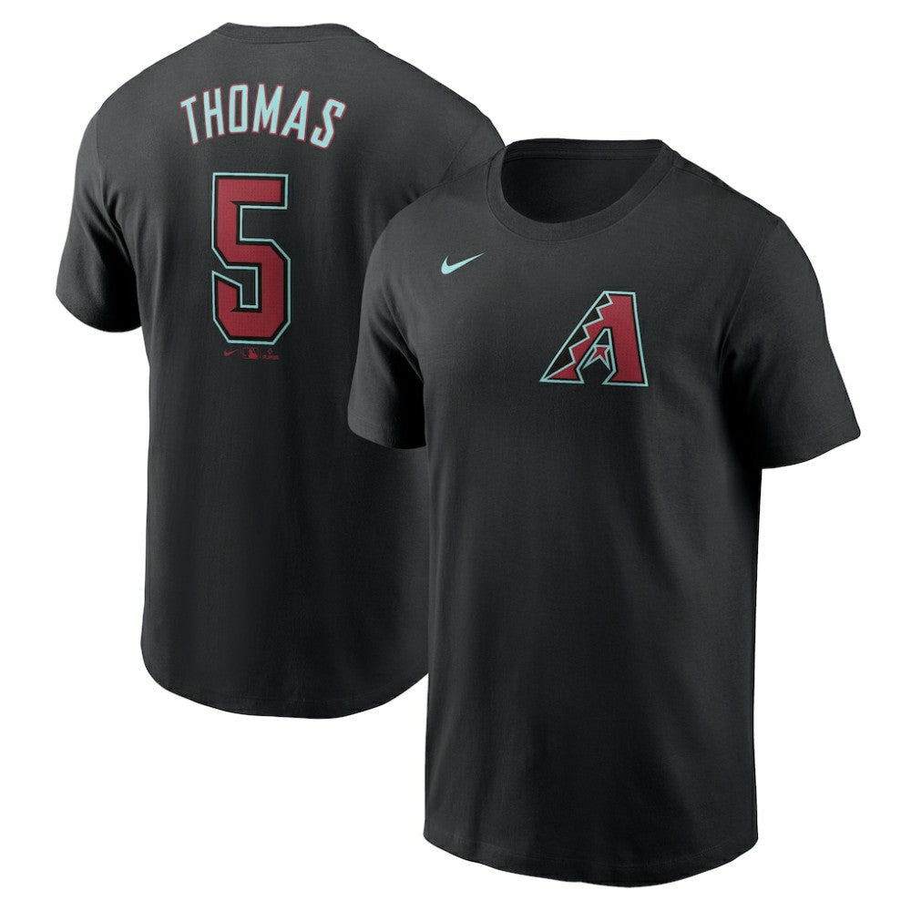 Alek Thomas Arizona Diamondbacks Nike 2024 Fuse Name & Number T-Shirt Online