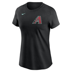 Alek Thomas Arizona Diamondbacks Nike Women's 2024 Fuse Name & Number T-Shirt Sale