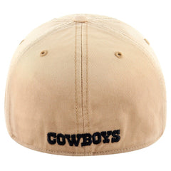 Dallas Cowboys '47 Dusted Franchise Fitted Hat - Khaki - 47 brand