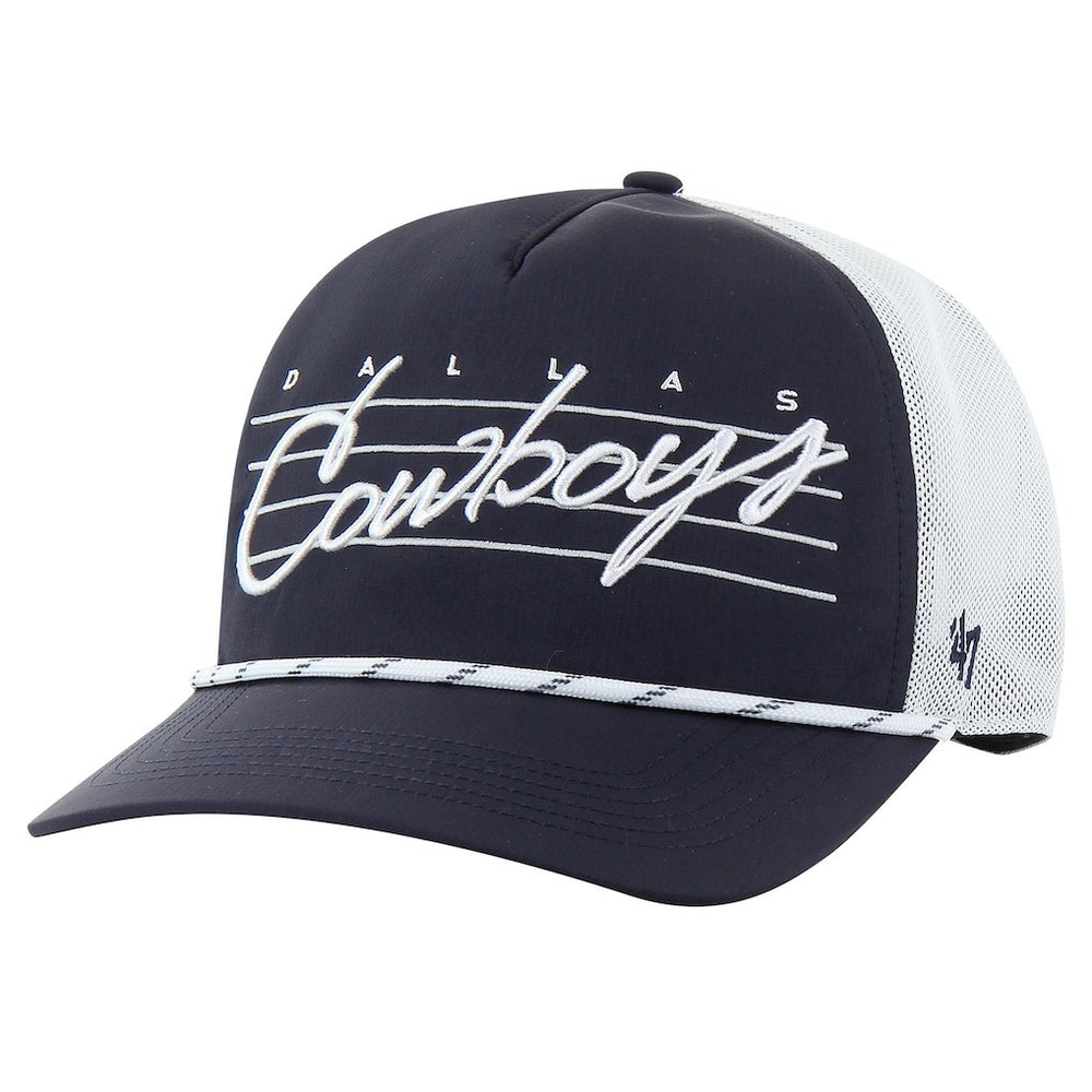 Dallas Cowboys '47 Downburst Relaxed Hitch Trucker Adjustable Hat - Navy/White - 47 brand