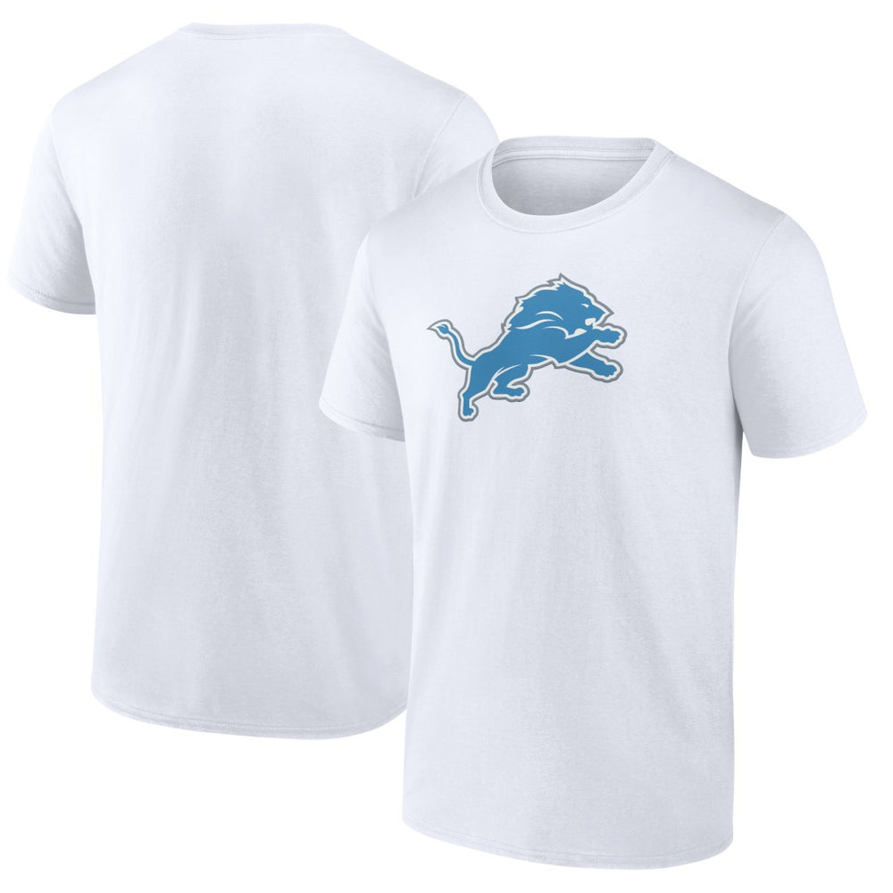 Detroit Lions Primary Logo T-Shirt - White - Fanatics