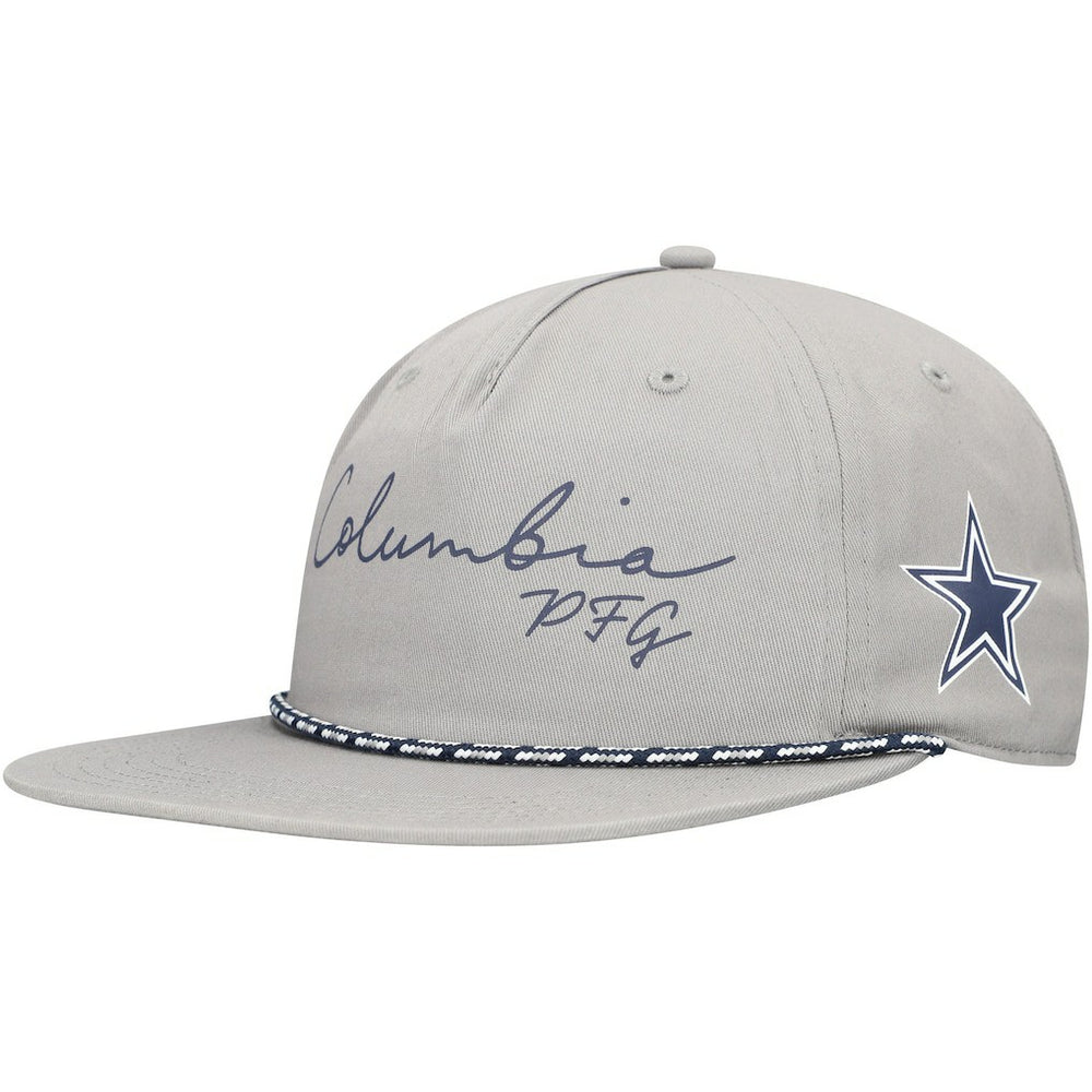 Dallas Cowboys PHG Back Tack Adjustable Hat - Gray - Columbia