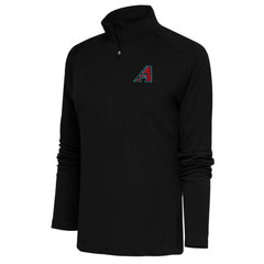 Arizona Diamondbacks Antigua Women's Tribute Half-Zip Pullover Top – Black Near Me
