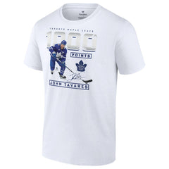 John Tavares Toronto Maple Leafs 1,000 Career Points T-Shirt - White | NHL on sale