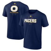 Tyrese Haliburton Indiana Pacers Behind The Back Name & Number T-Shirt Navy