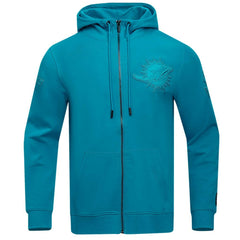 Miami Dolphins Pro Standard Triple Tonal Full-Zip Hoodie - Aqua - NFL