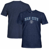 Manchester City 1863FC Wordmark Twisted Tri-Blend Slub T-Shirt Heather Navy