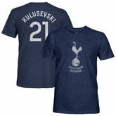 Dejan Kulusevski Tottenham Hotspur 1863FC Player Name & Number Twisted Tri-Blend Slub T-Shirt Heather Navy