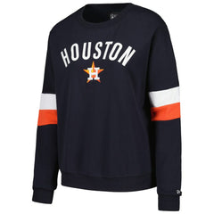 Houston Astros New Era Women's Game Day Crew Pullover Sweatshirt Outlet