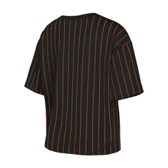 San Francisco Giants New Era Women's Boxy Pinstripe T-Shirt Sale