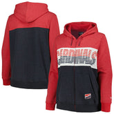 St. Louis Cardinals New Era Women's Plus Size Color Block Full-Zip Hoodie Online