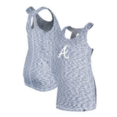 Atlanta Braves New Era Women's Space Dye Keyhole Back Tank Top for sale