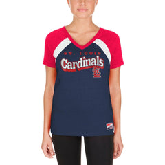 St. Louis Cardinals New Era Women's Heathered Raglan V-Neck T-Shirt Near Me