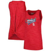 St. Louis Cardinals New Era Women's Space-Dye Active Tank Top Outlet